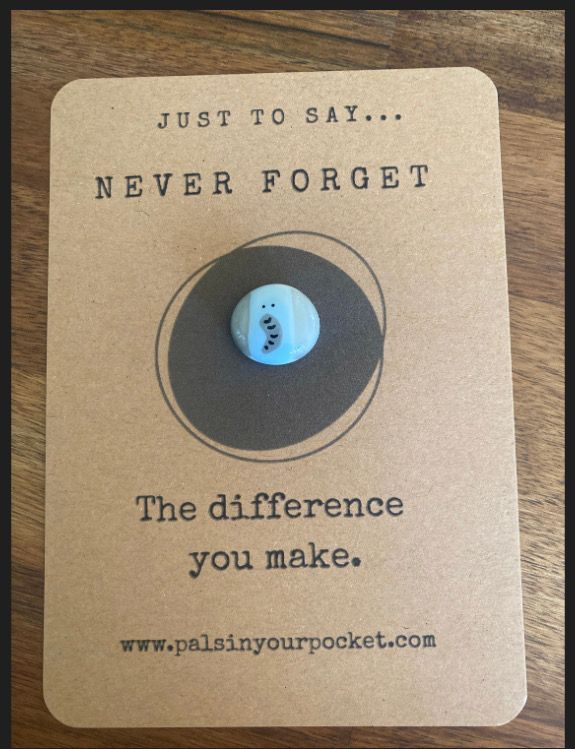 Never Forget- Elephant Pebble