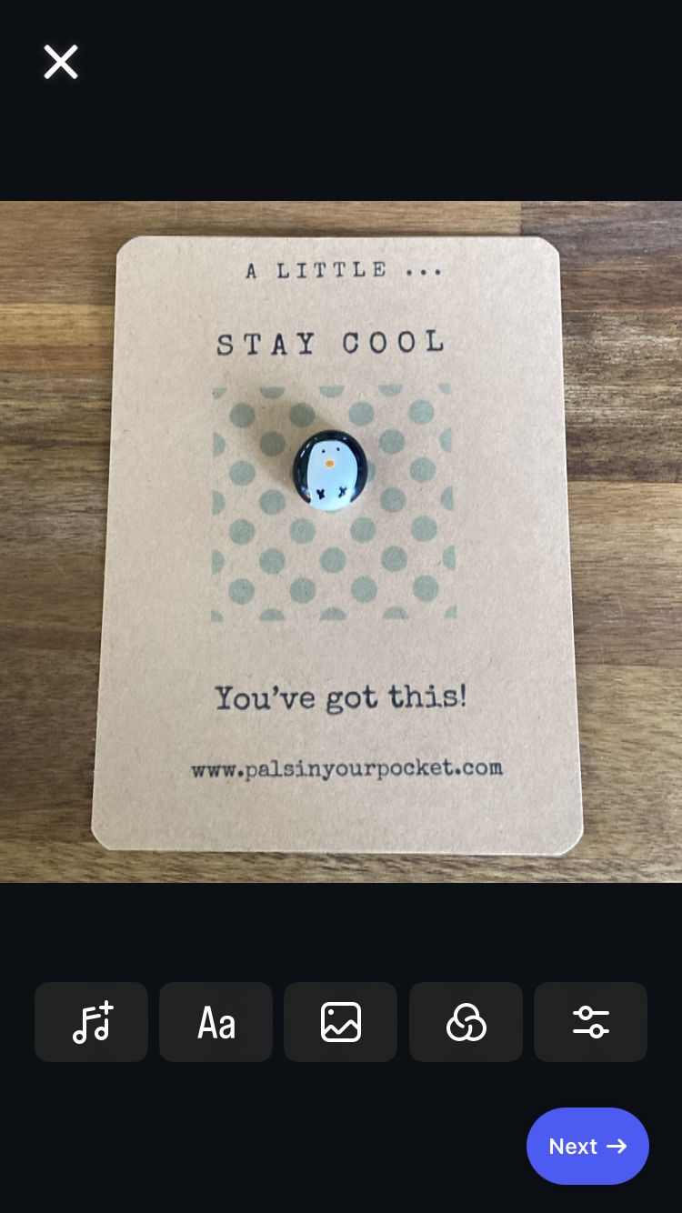 Good Luck- Stay Cool Penguin