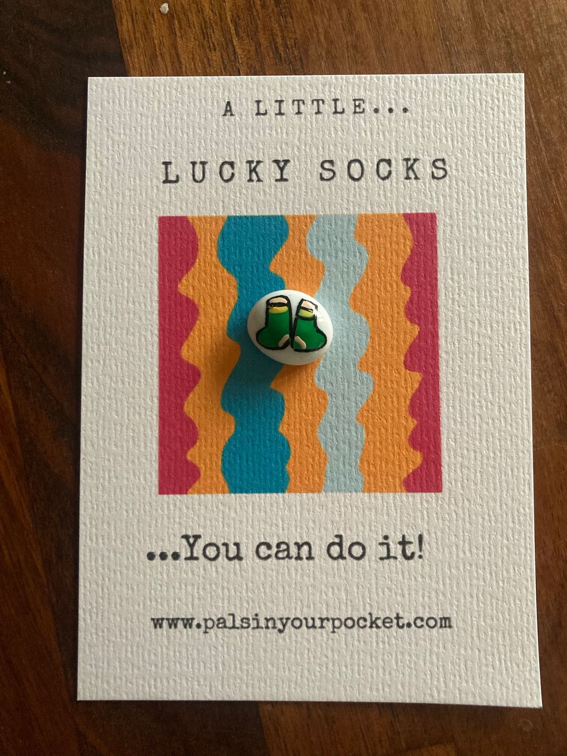 New listing- Lucky keepsake. Good luck. Lucky socks!