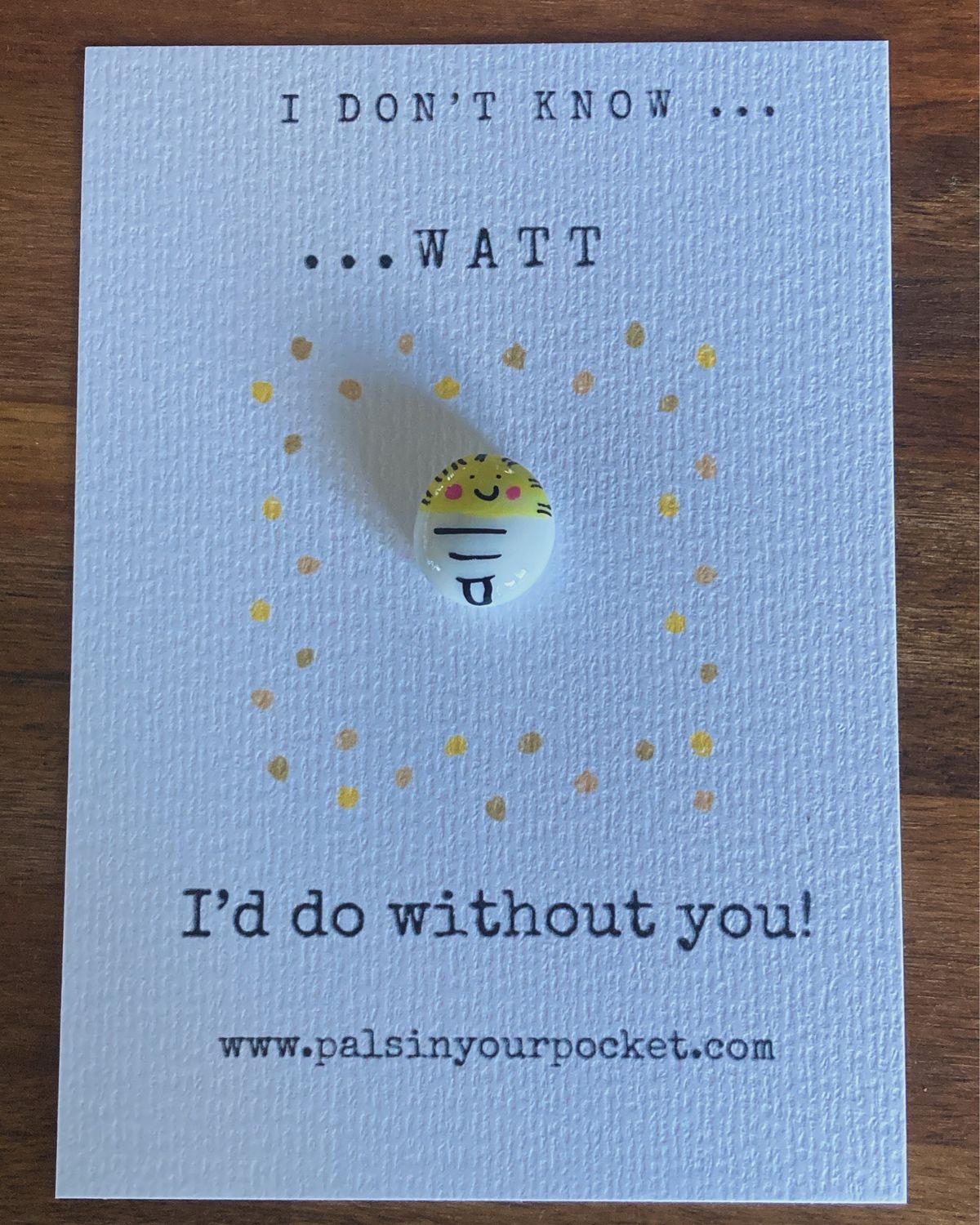Cute positivity pebble. Thinking of you. Thank you gift. Parent child seperation.  Anniversary. Proud of you. Little light.