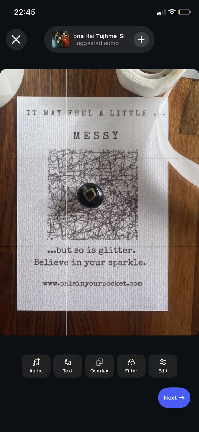 Glitter Art Print And Keepsake