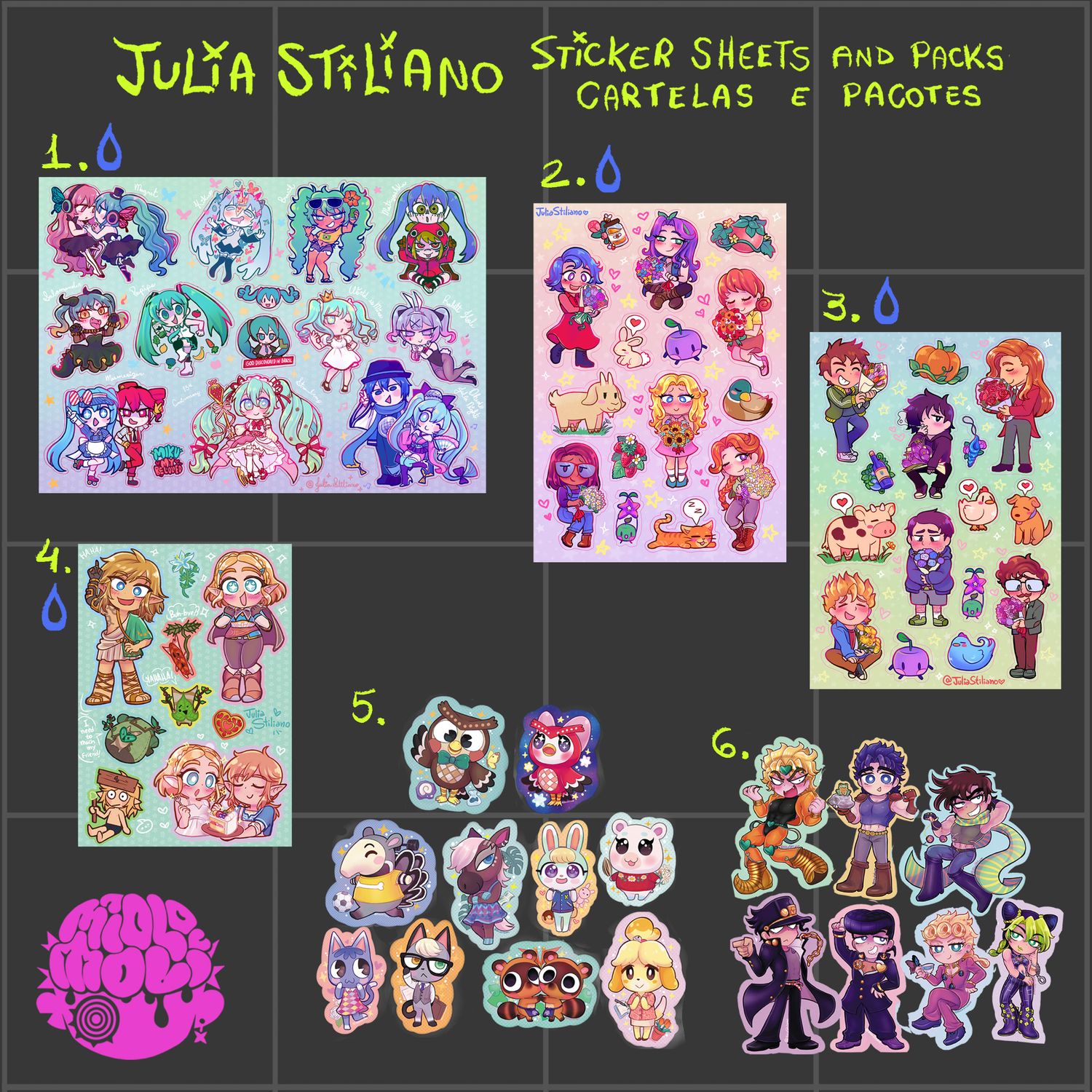 🆕⭐STICKER SHEETS and PACKS⭐