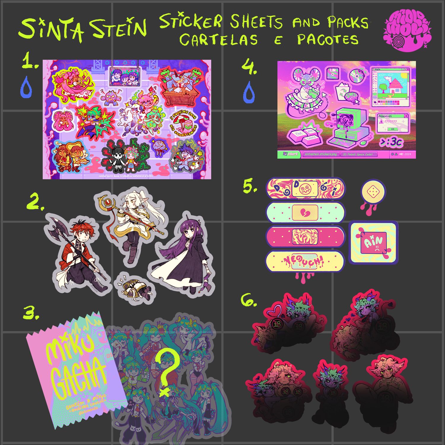🆕⭐STICKER SHEETS and PACKS⭐