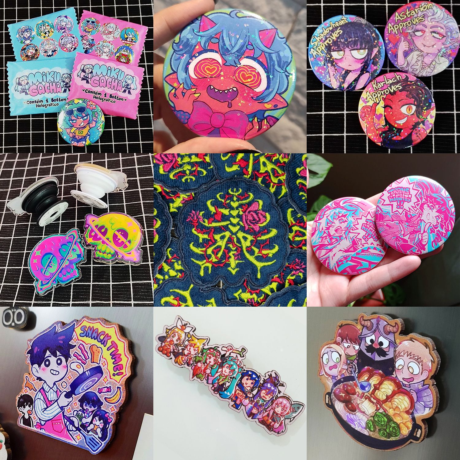 🆕📌BUTTONS🗝️️KEYCHAINS🧲MAGNETS🪡PATCH📱PHONE GRIPS