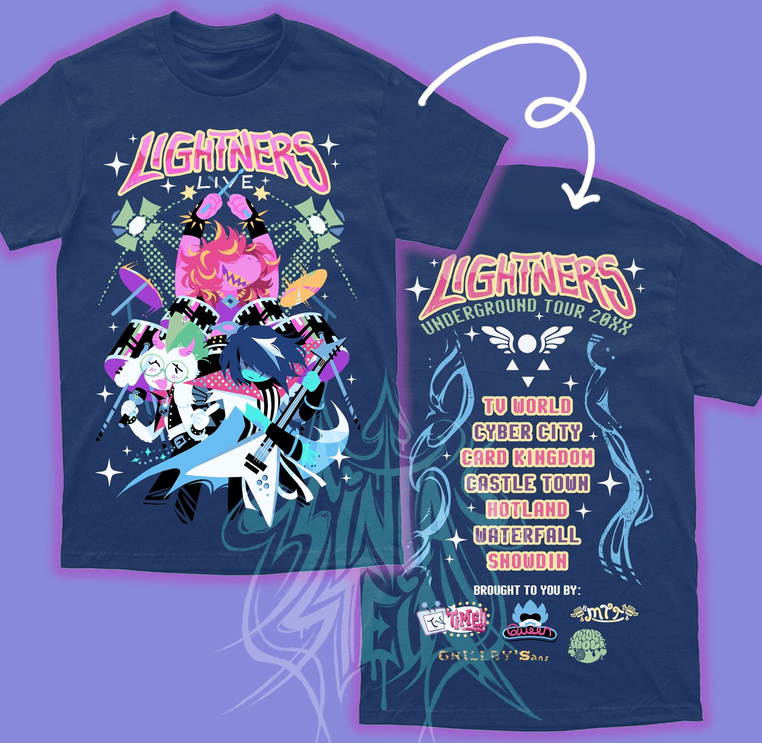 🆕PREORDER👕LIGHTNERS LIVE - GAGA - KUROMI - MIKU👕