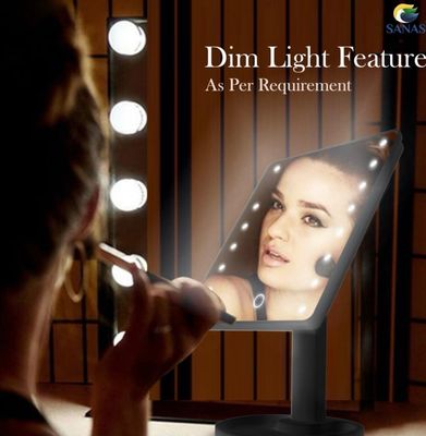 Small Vinaty Mirrior With Led Light For Both Men Women