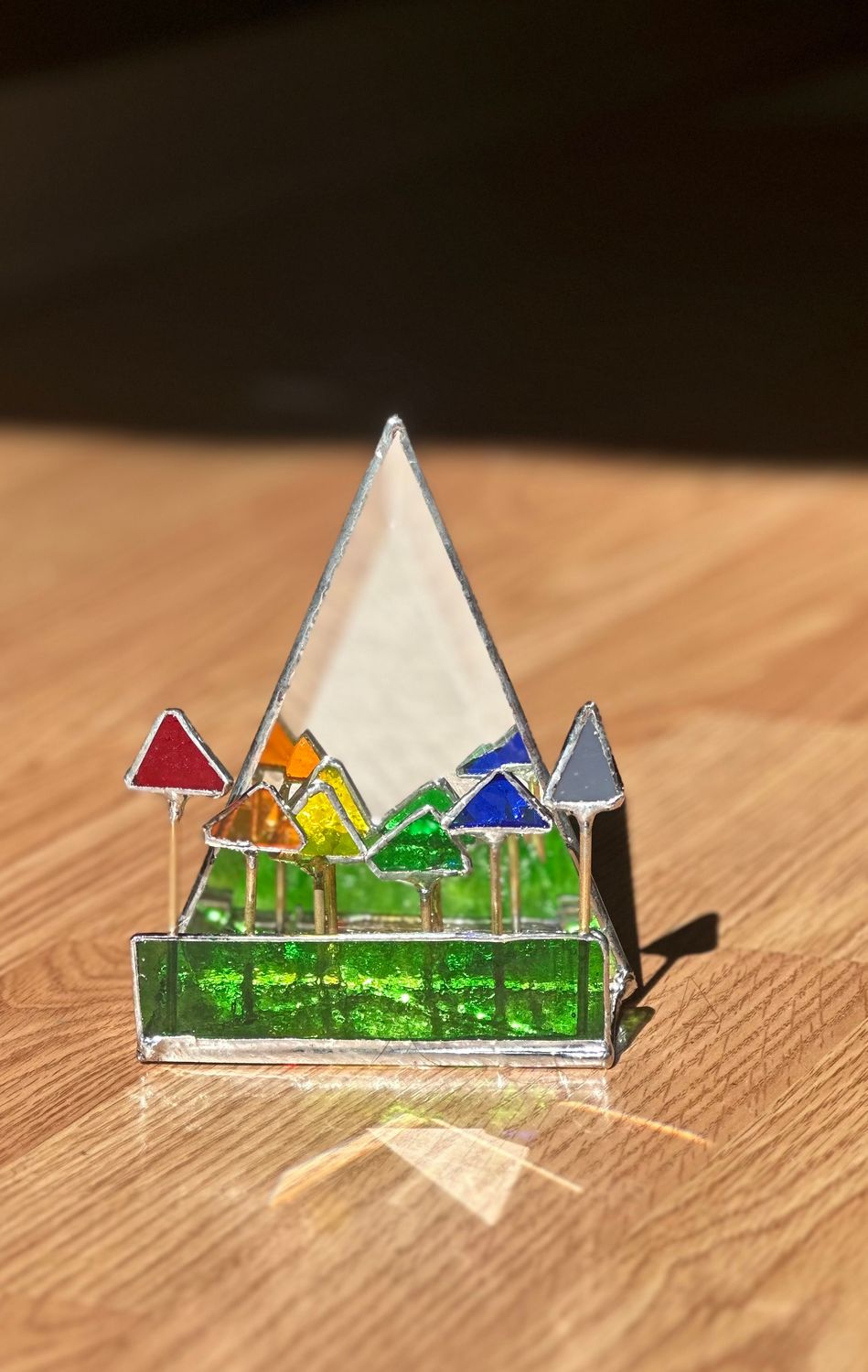 Rainbow Mushroom Mirror