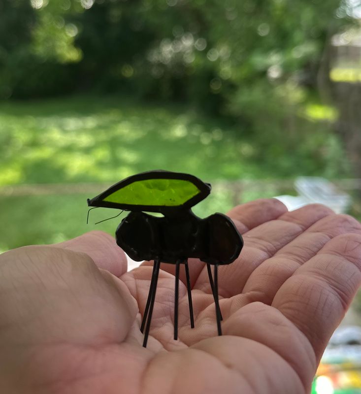 Ant with Leaf