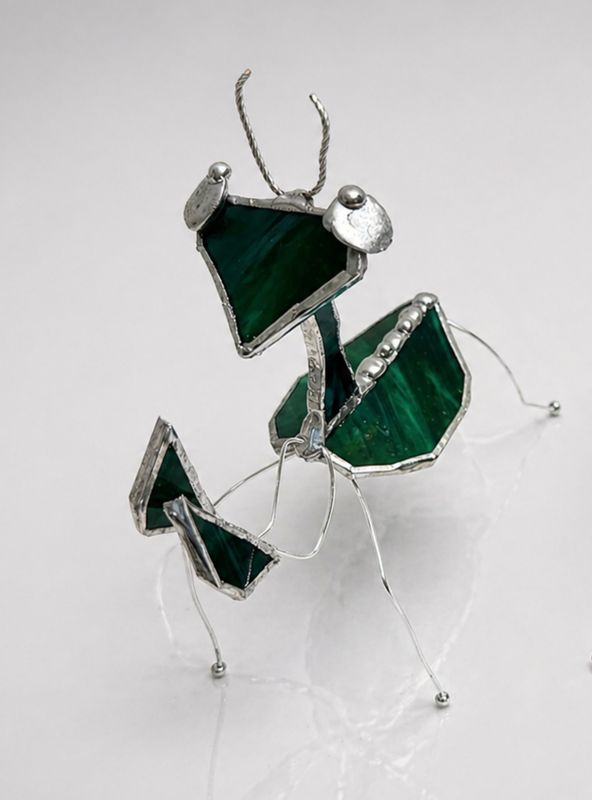 Praying Mantis- Opaque Dark Green Praying Mantis- Opaque Dark Green