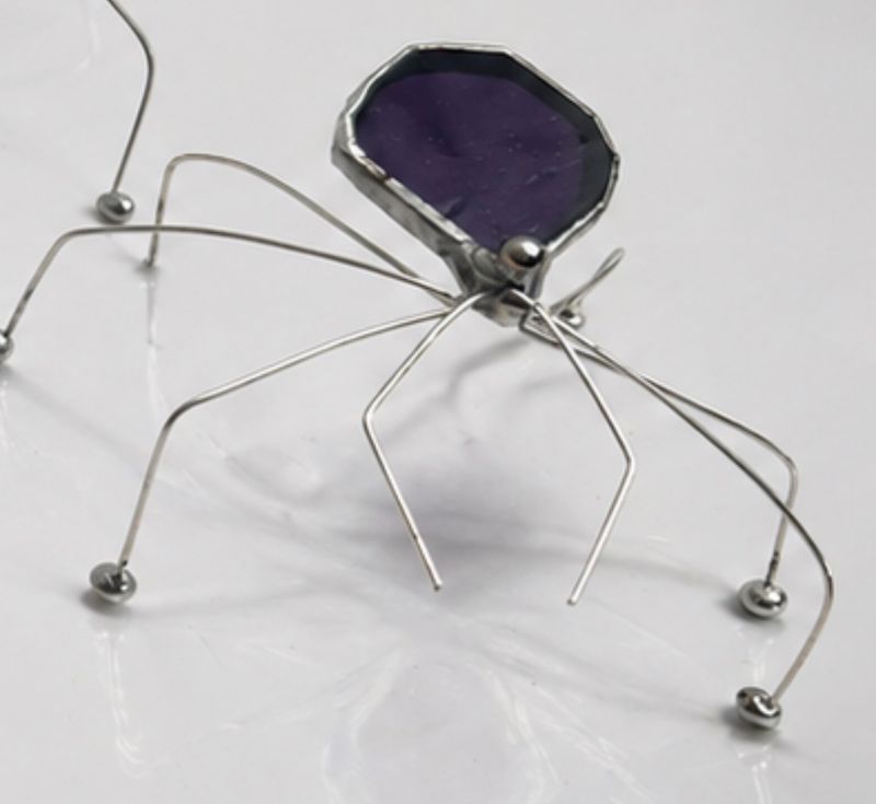 Spider- Transparent Dark Purple Spider- Transparent Dark Purple