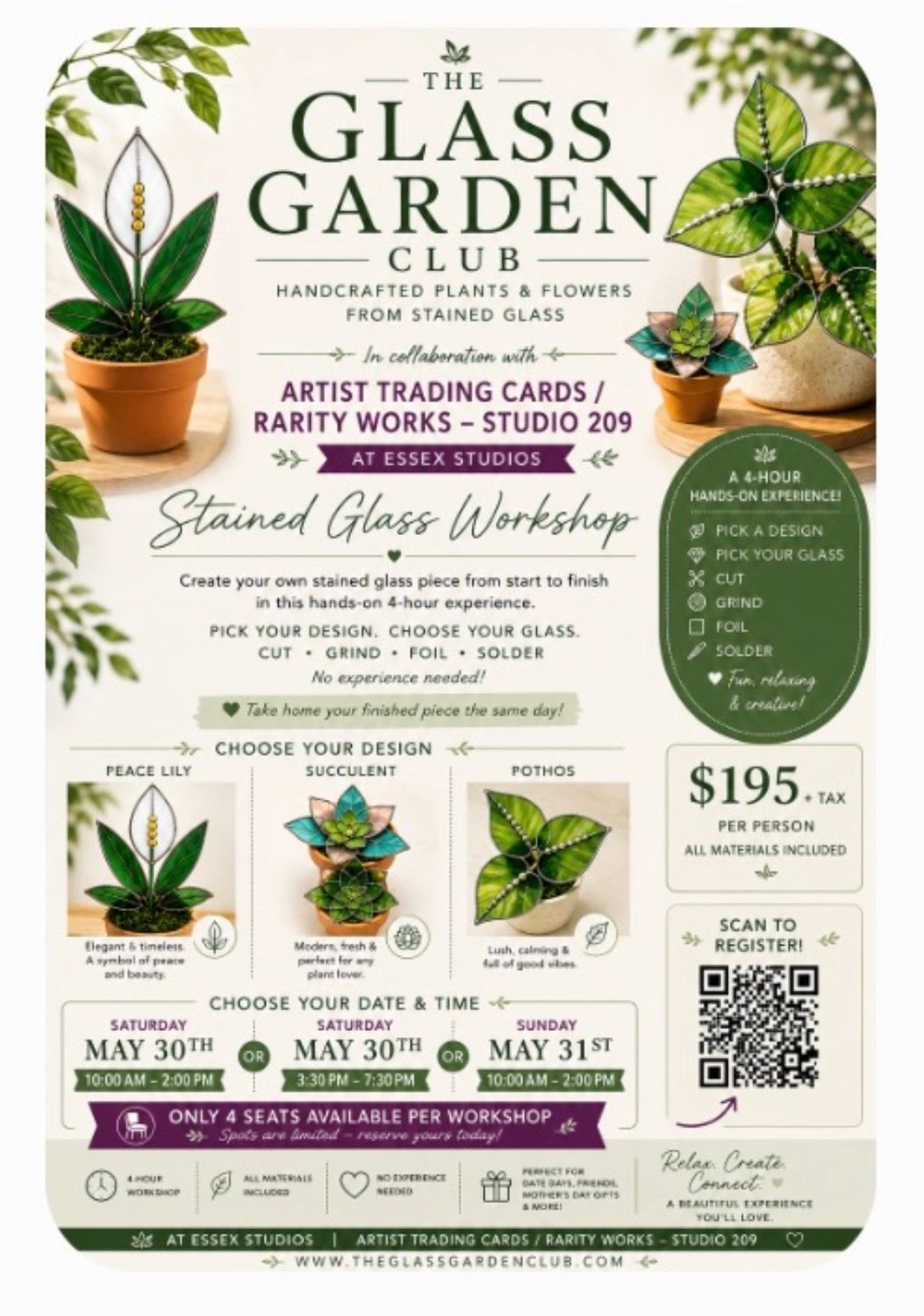 May 30th 10am-2pm Design Your Own Experience Workshop