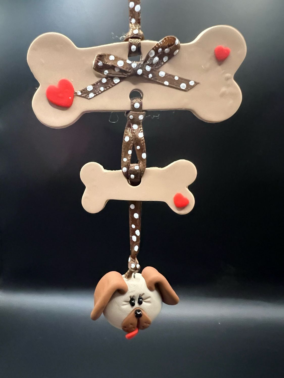 Dog Bone Christmas Ornament