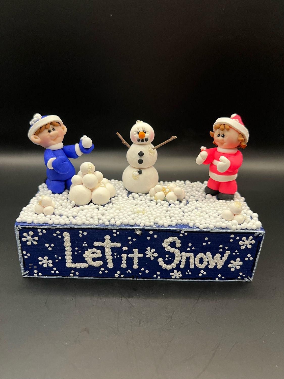 Let It Snow Christmas Figure