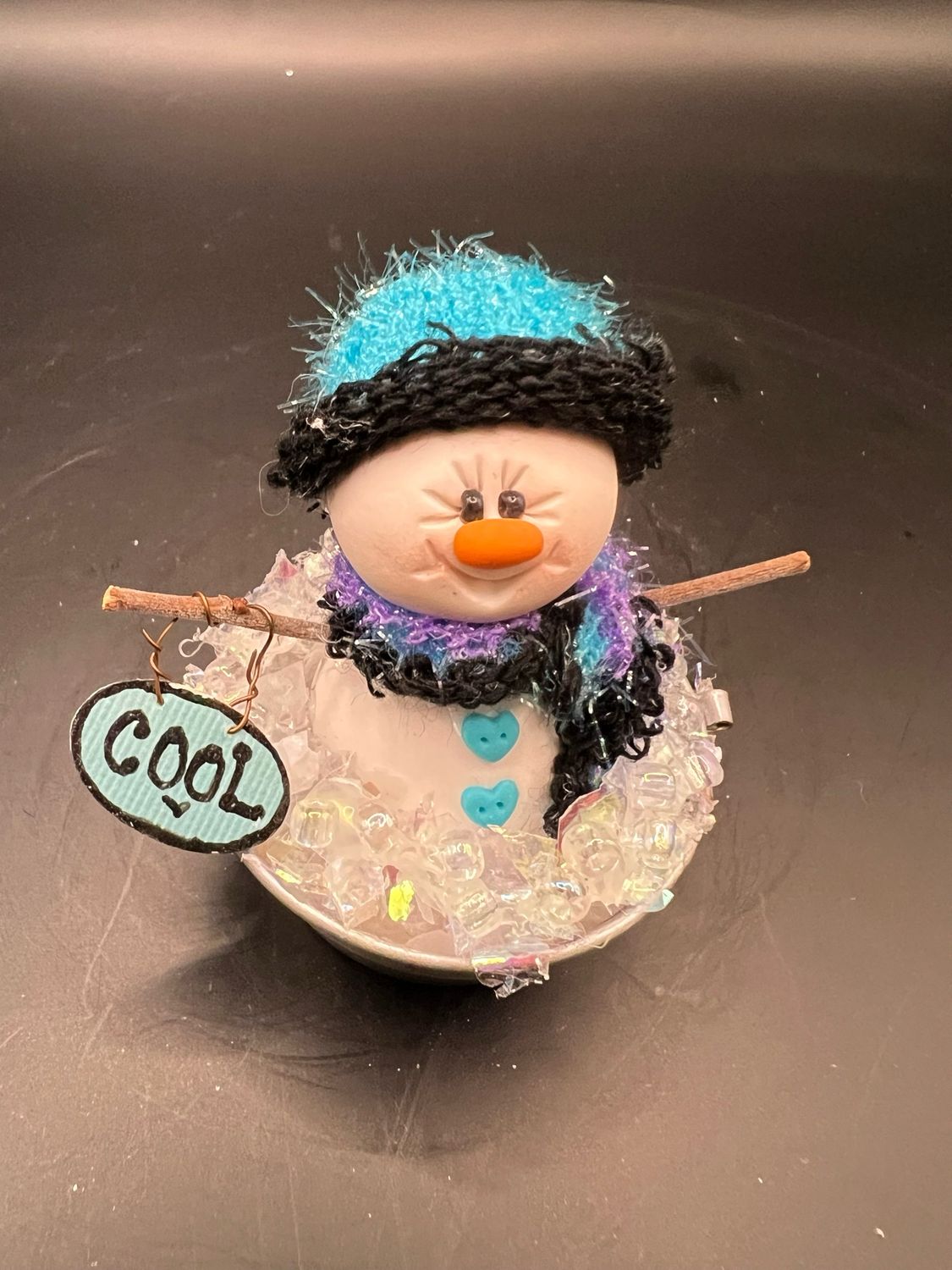 Snowman In A Tub