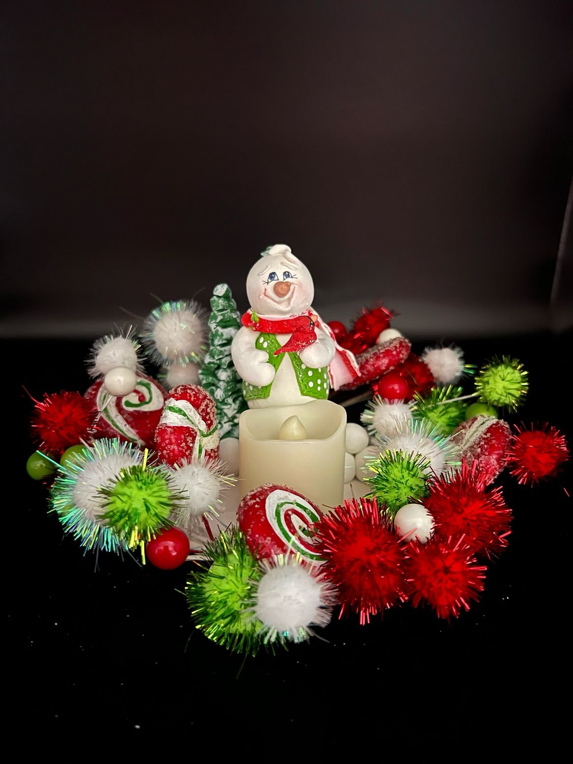 Christmas Table Candle Ornament