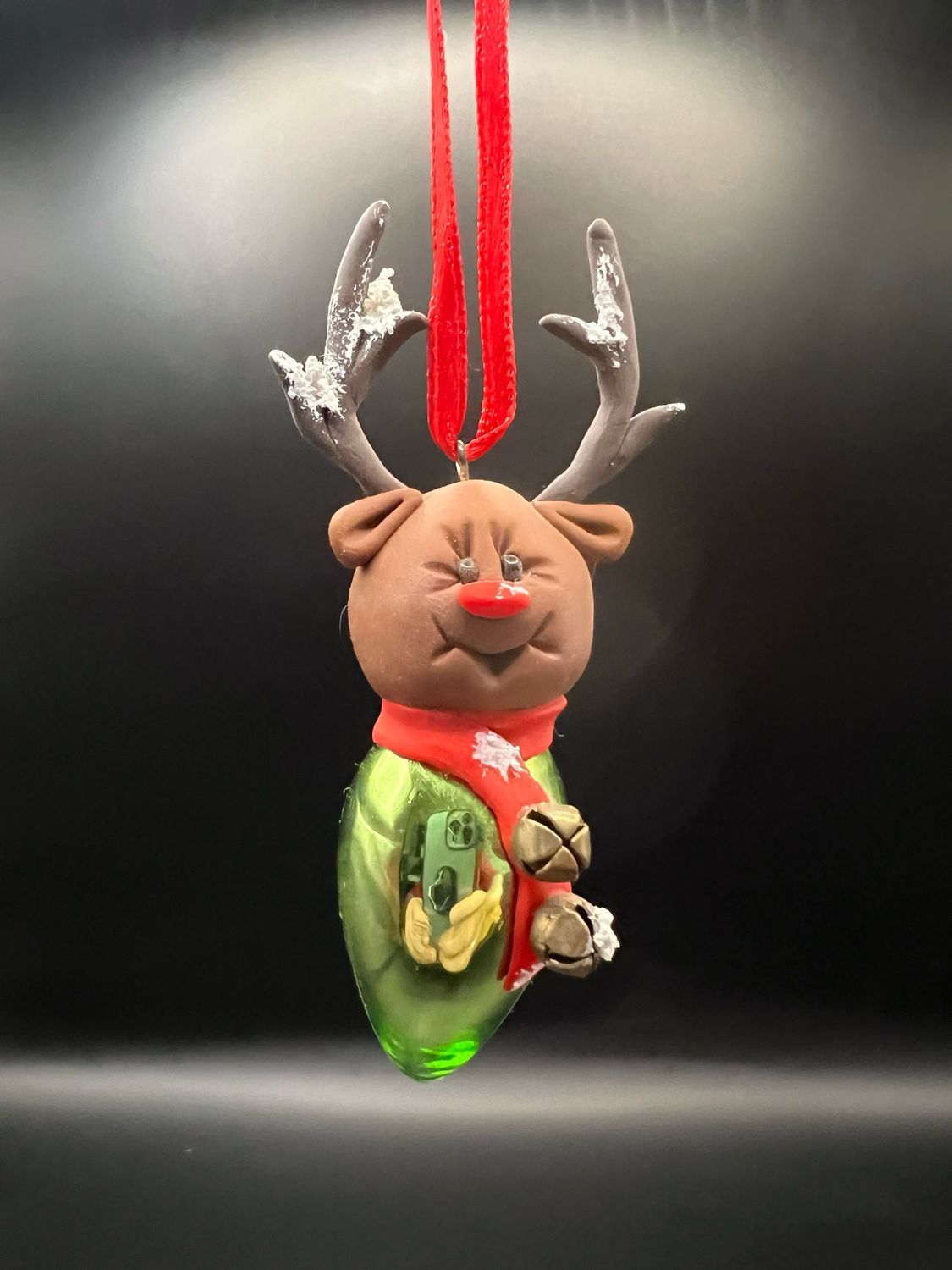 Reindeer Lightbulb Ornaments