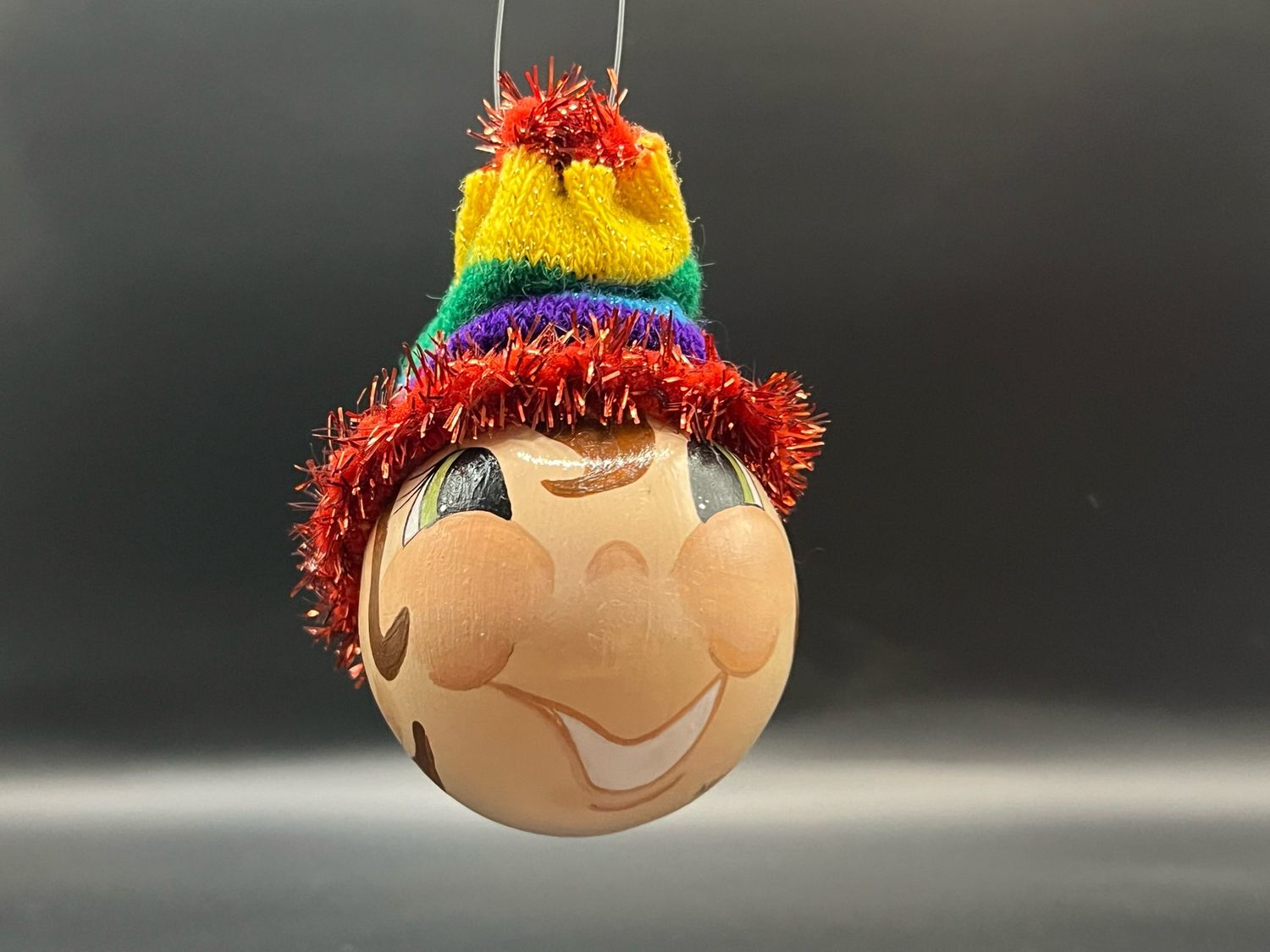 Hand Painted Elf Ornament