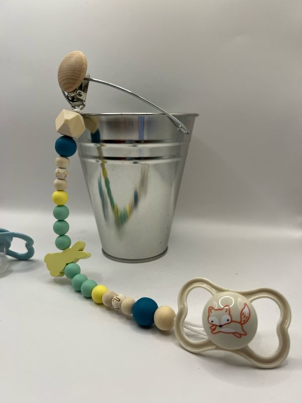 Beaded Pacifier Clip