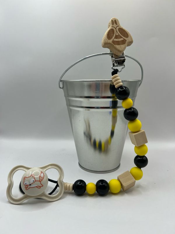 Beaded Pacifier Clip