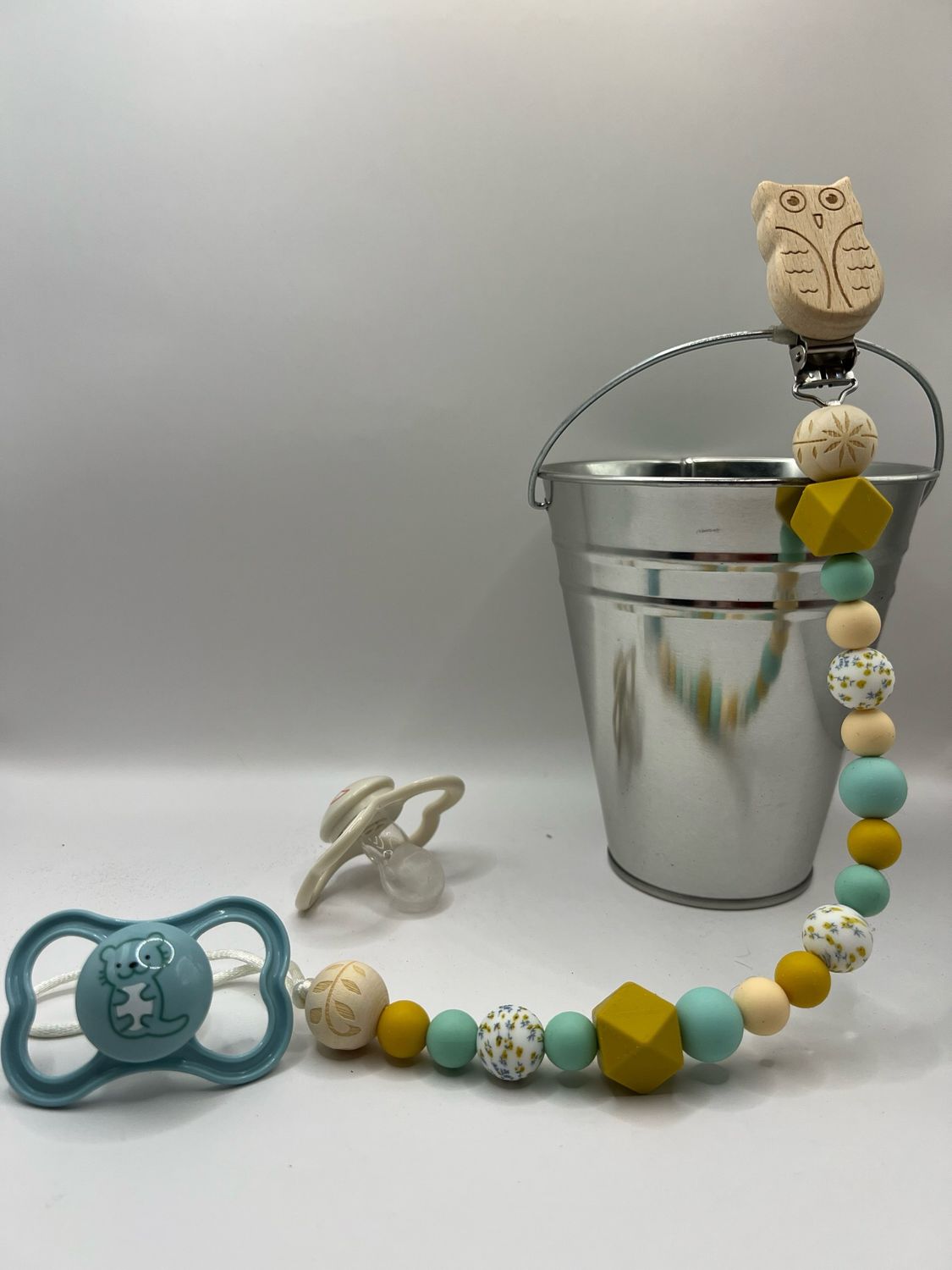 Beaded Pacifier Clip