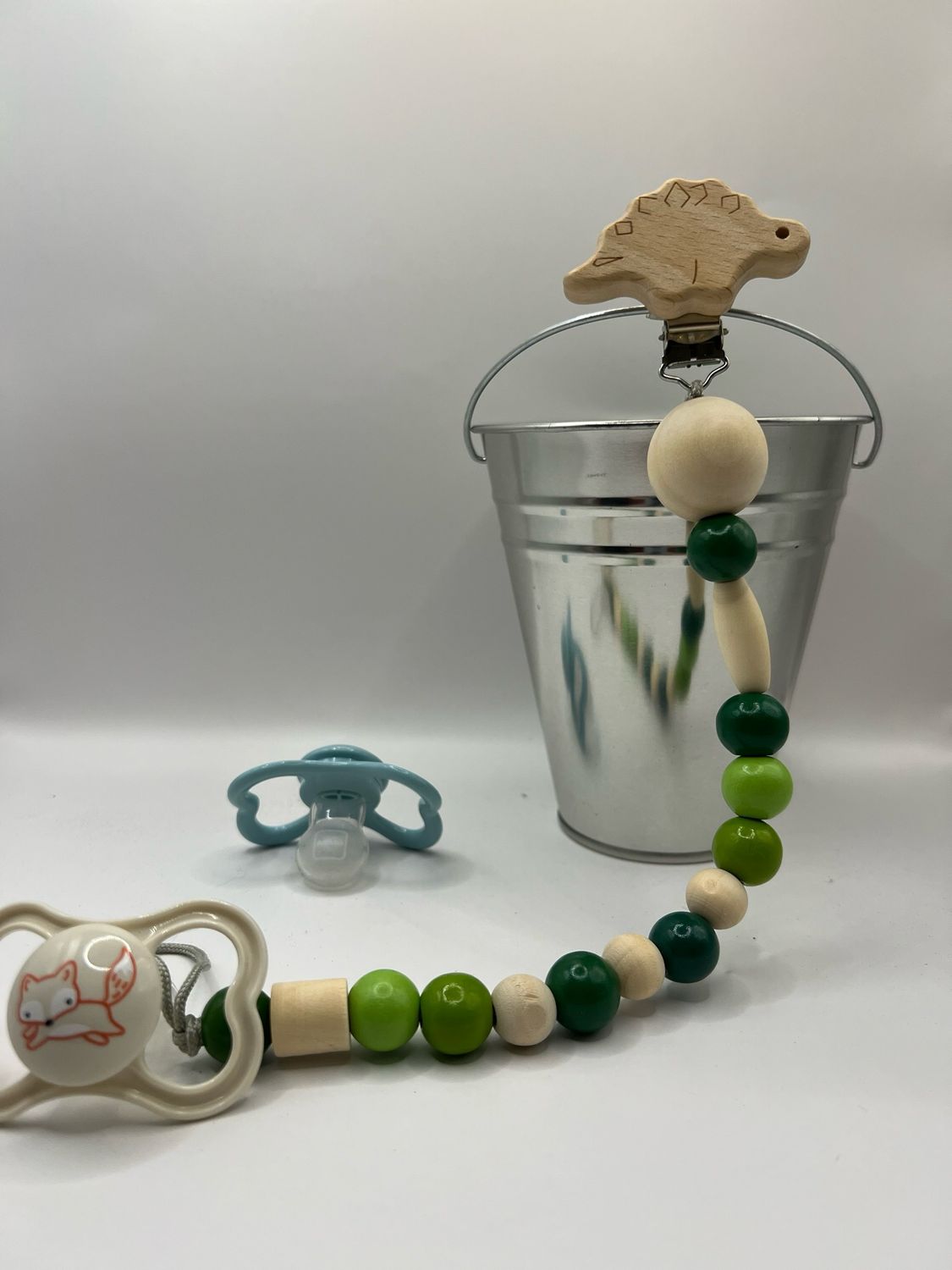 Beaded Pacifier Clip
