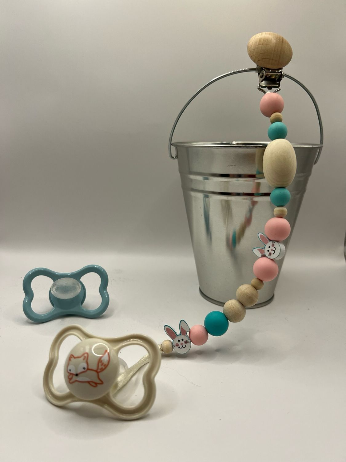 Beaded Pacifier Clip