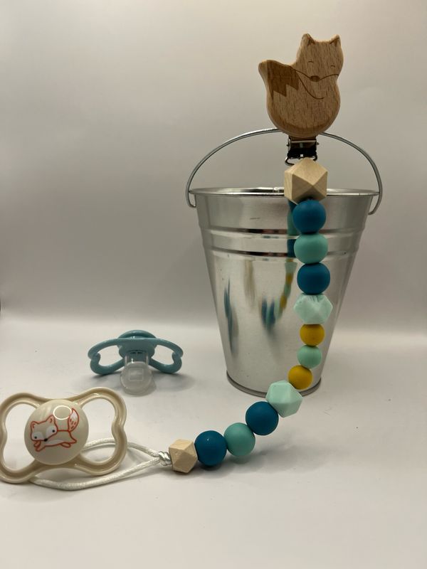 Beaded Pacifier Clip