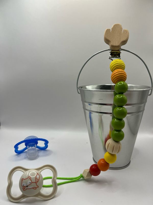 Beaded Pacifier Clip