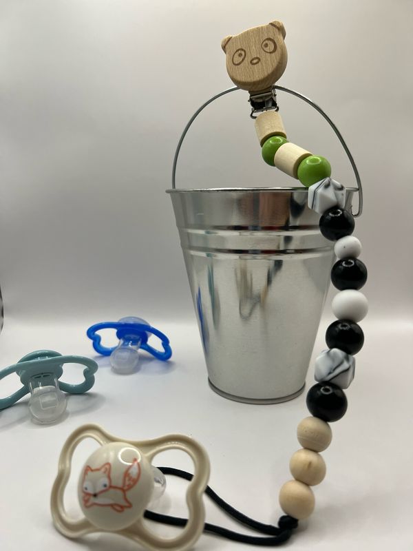 Beaded Pacifier Clip
