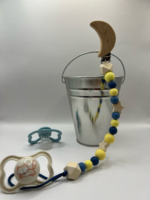 Beaded Pacifier Clip