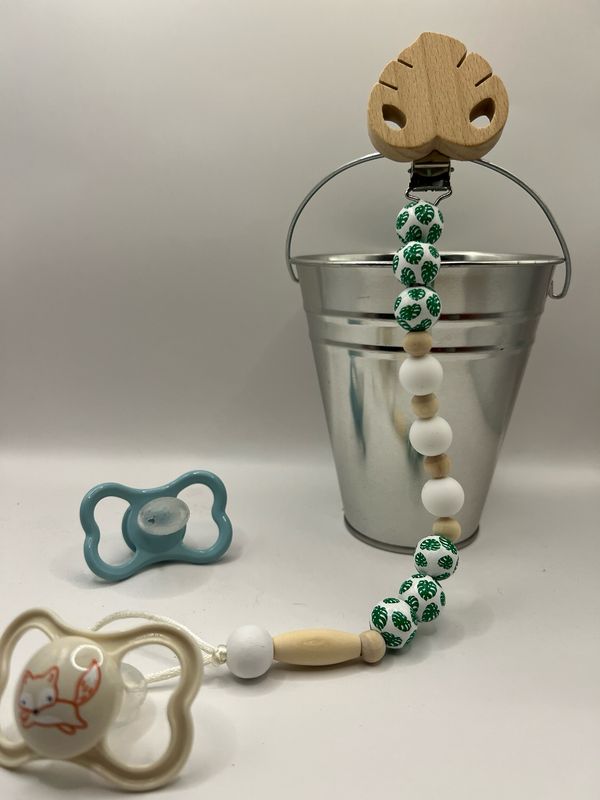 Beaded Pacifier Clip