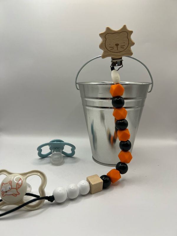 Beaded Pacifier Clip