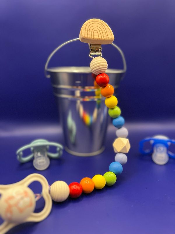 Beaded Pacifier Clip