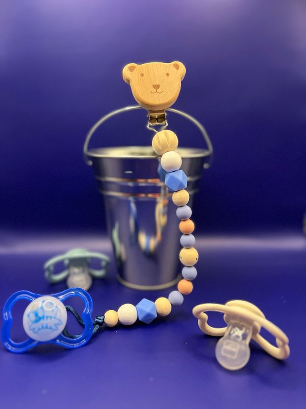 Beaded Pacifier Clip