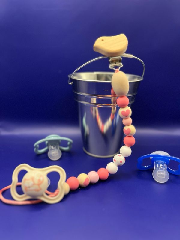 Beaded Pacifier Clip