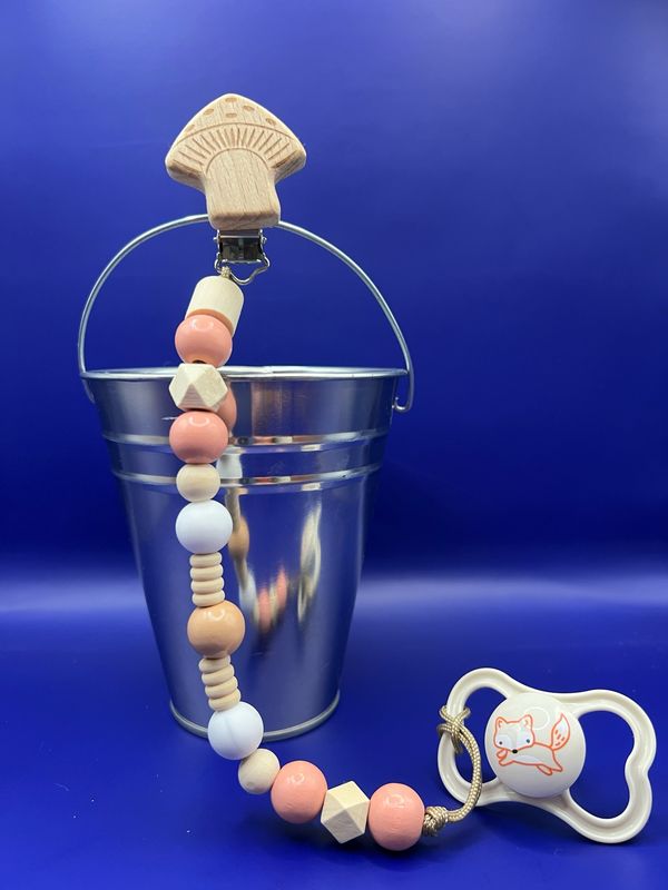 Beaded Pacifier Clip
