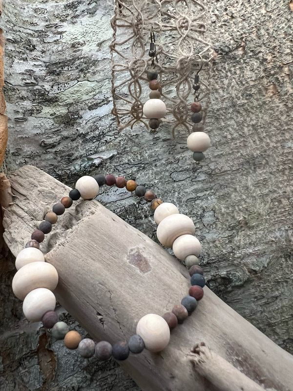 Earrings and Bracelet