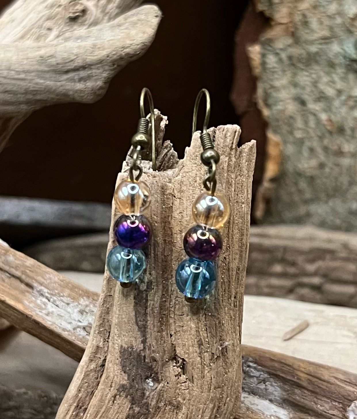 Glass Bubble Earrings