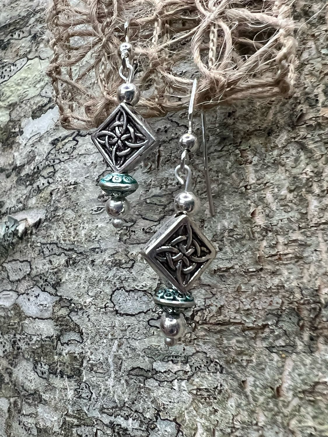 Hand Beaded Earrings