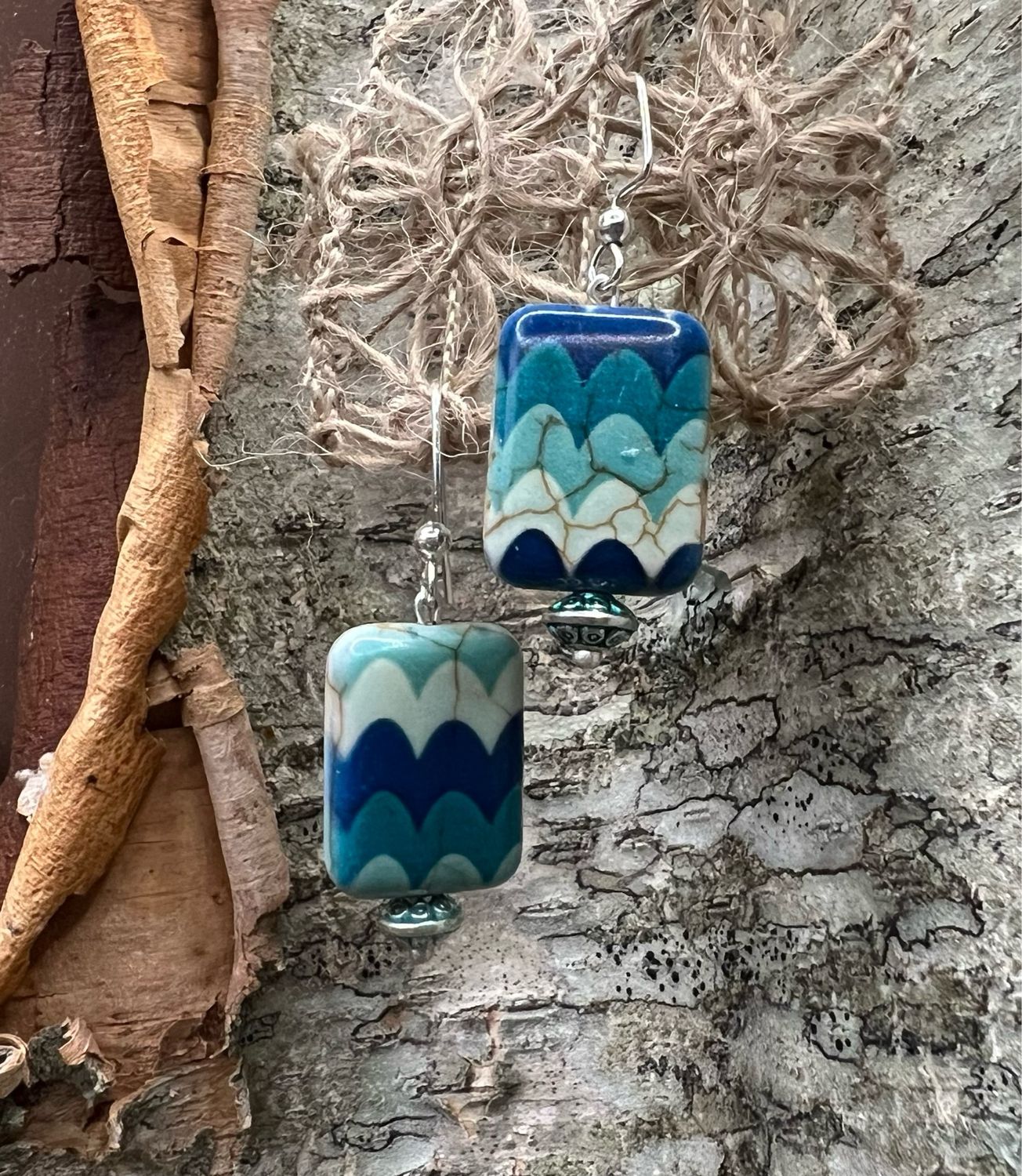 Hand Beaded Earrings