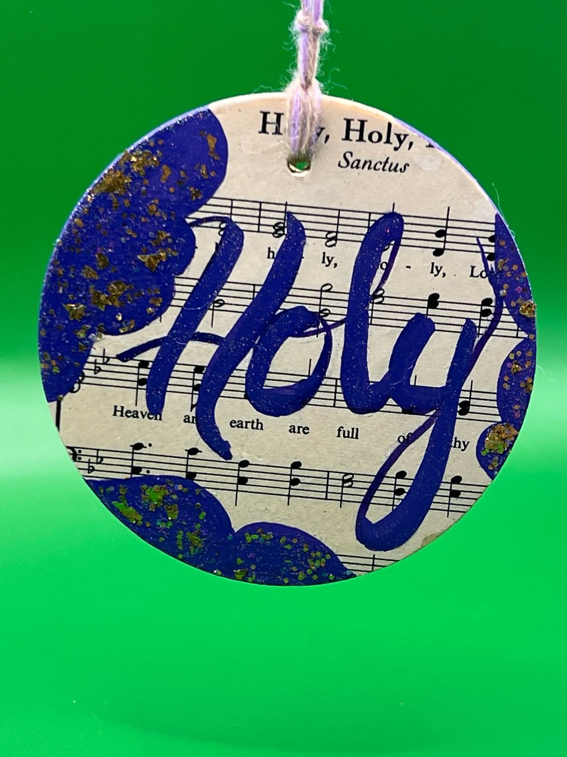 4” Wooden Hymn Ornament
