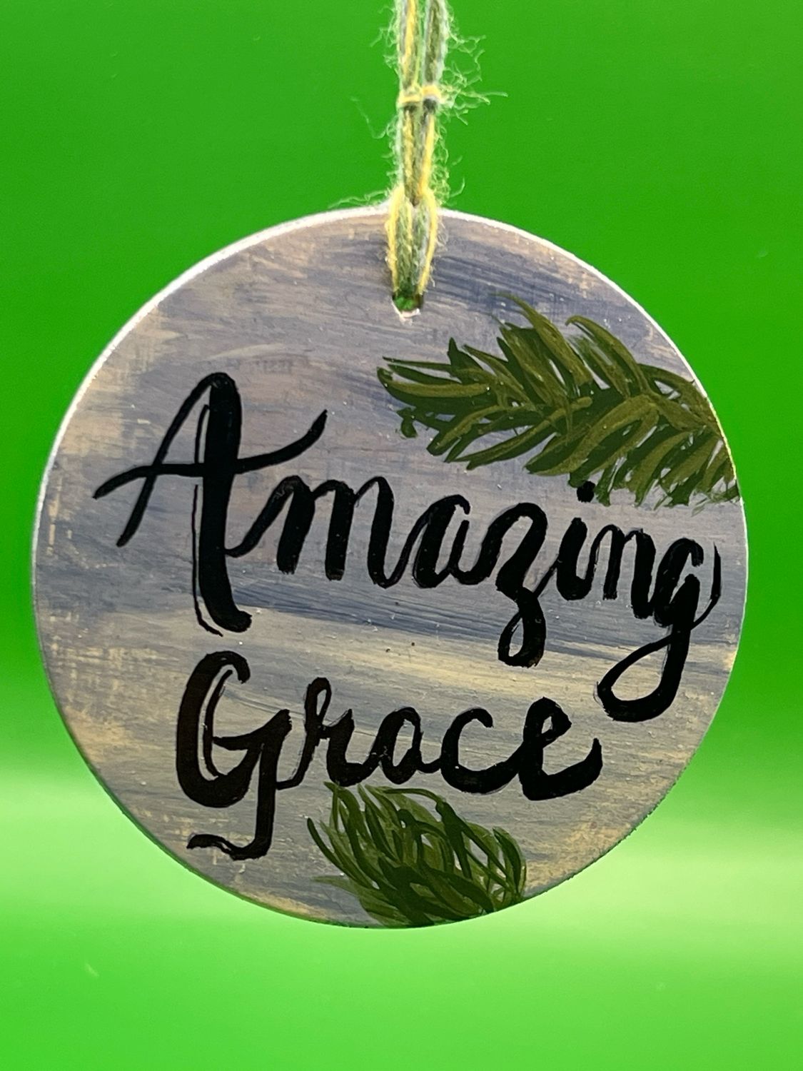4” Wooden Hymn Ornament