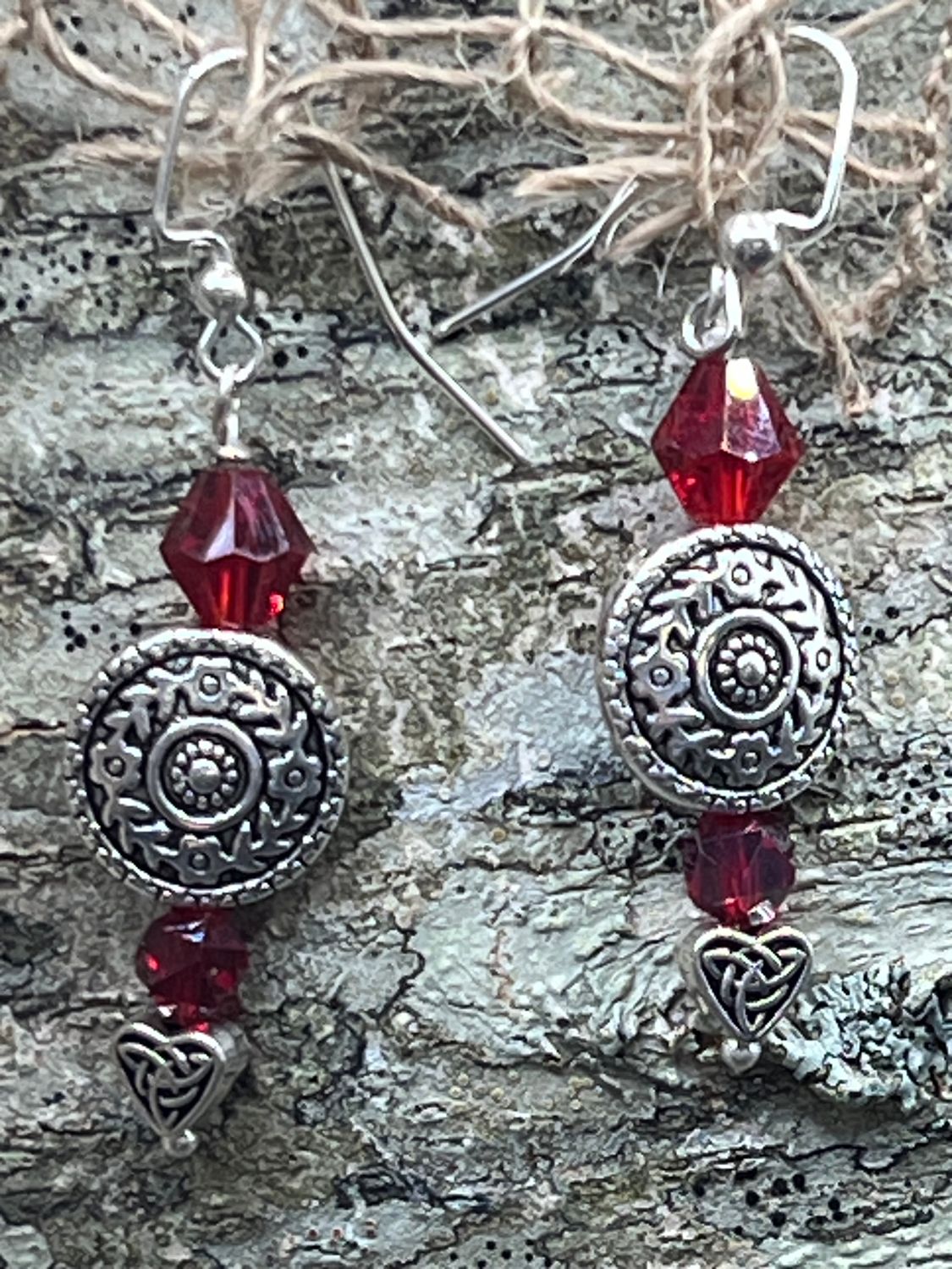Beaded glass Earrings