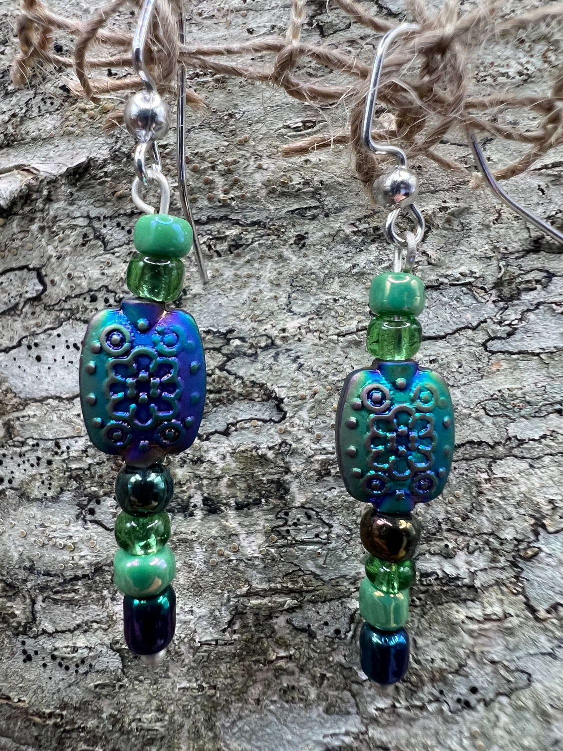 Hand Beaded Earrings