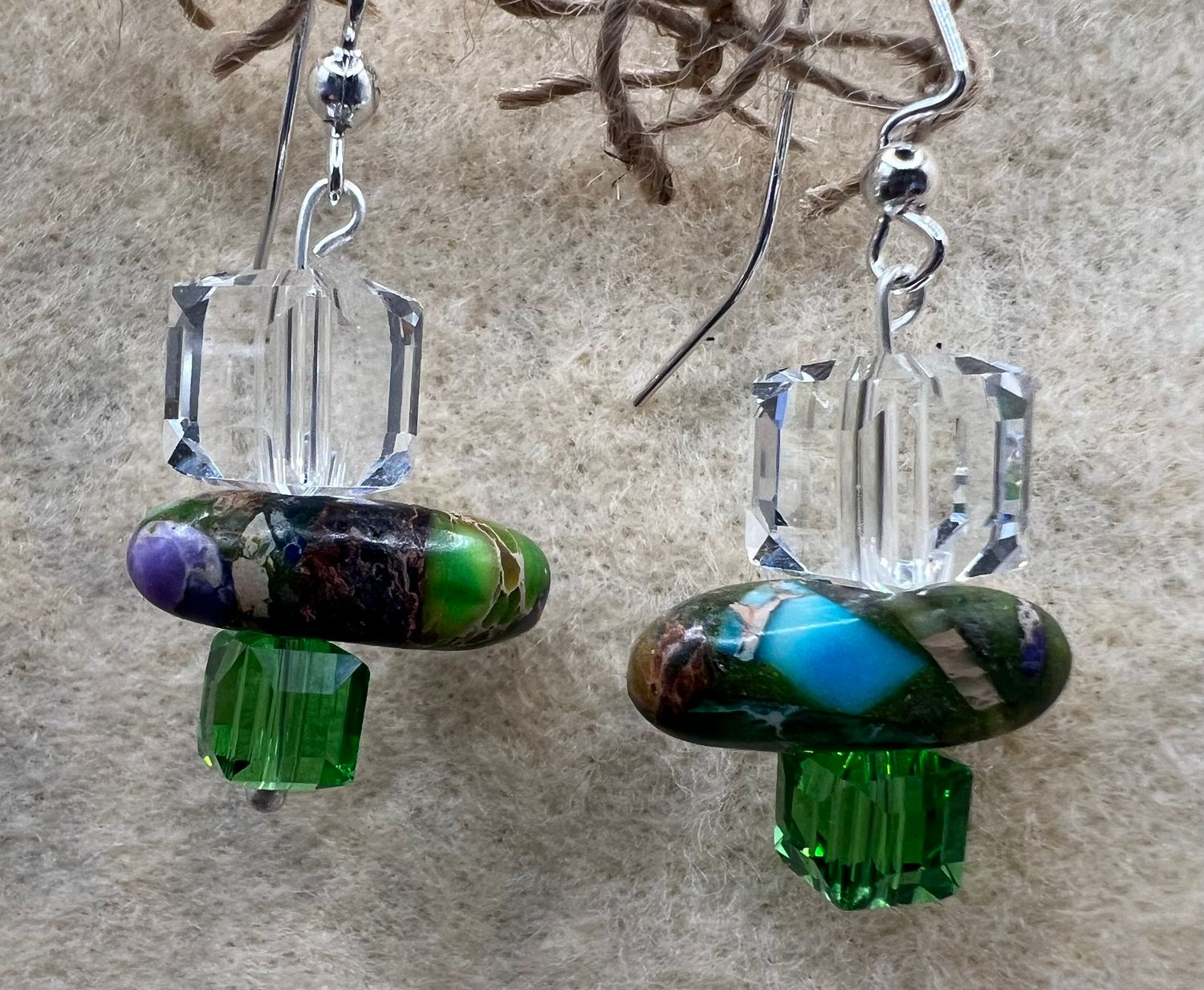 Hand Beaded Earrings