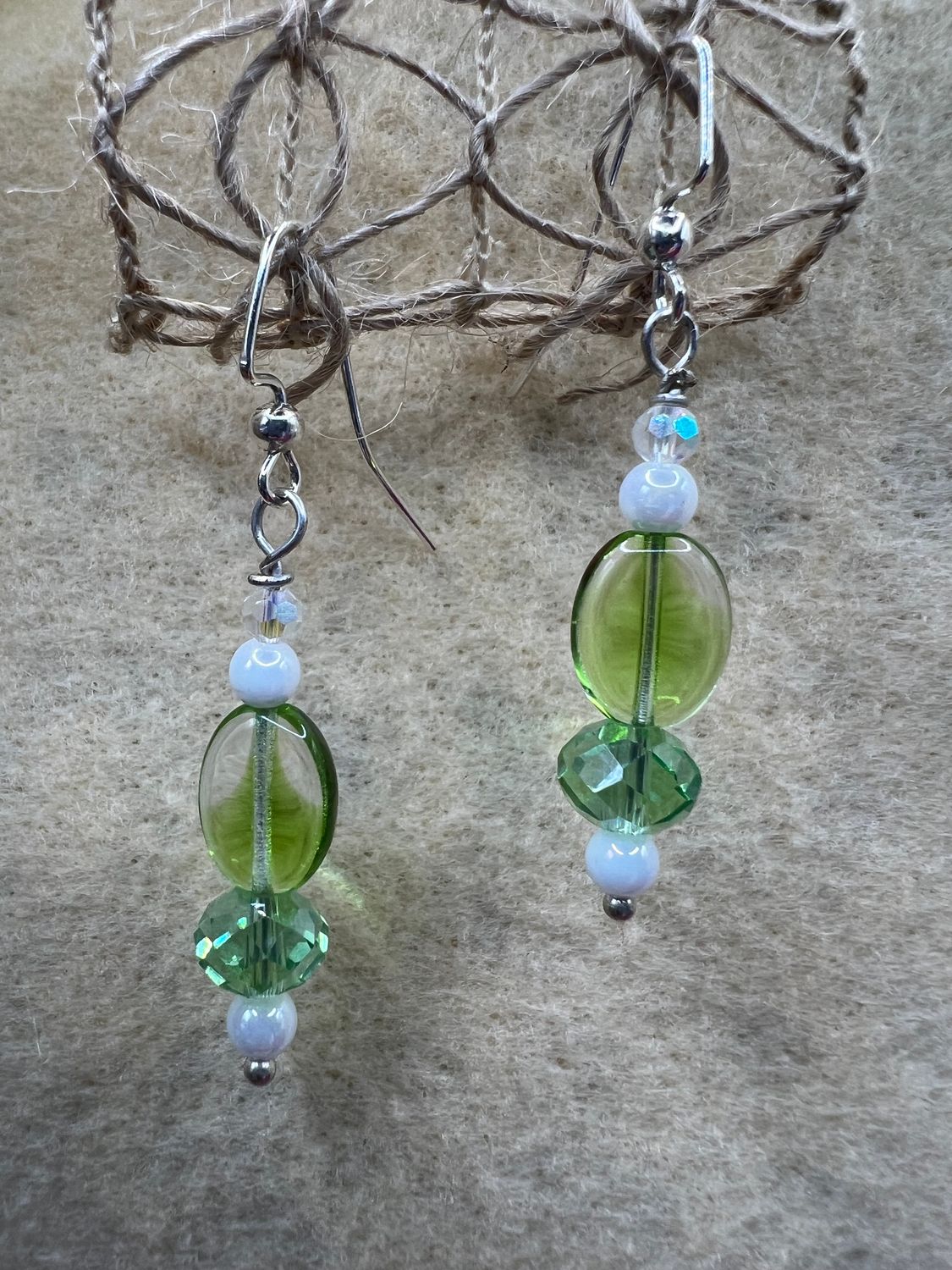 Glass Bead Earrings