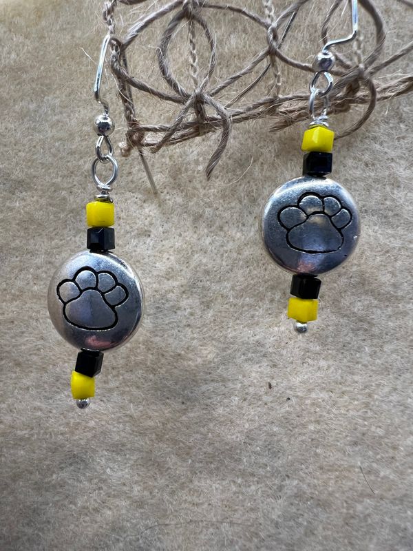 Paw Print Earrings