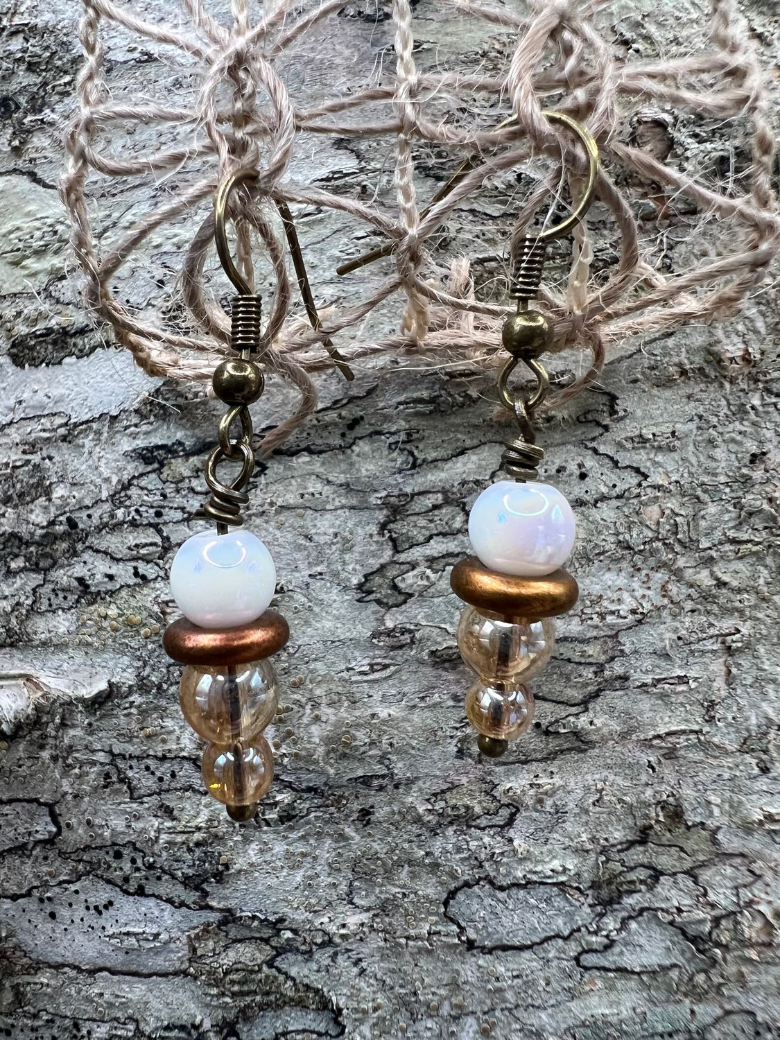Hand Beaded Earrings
