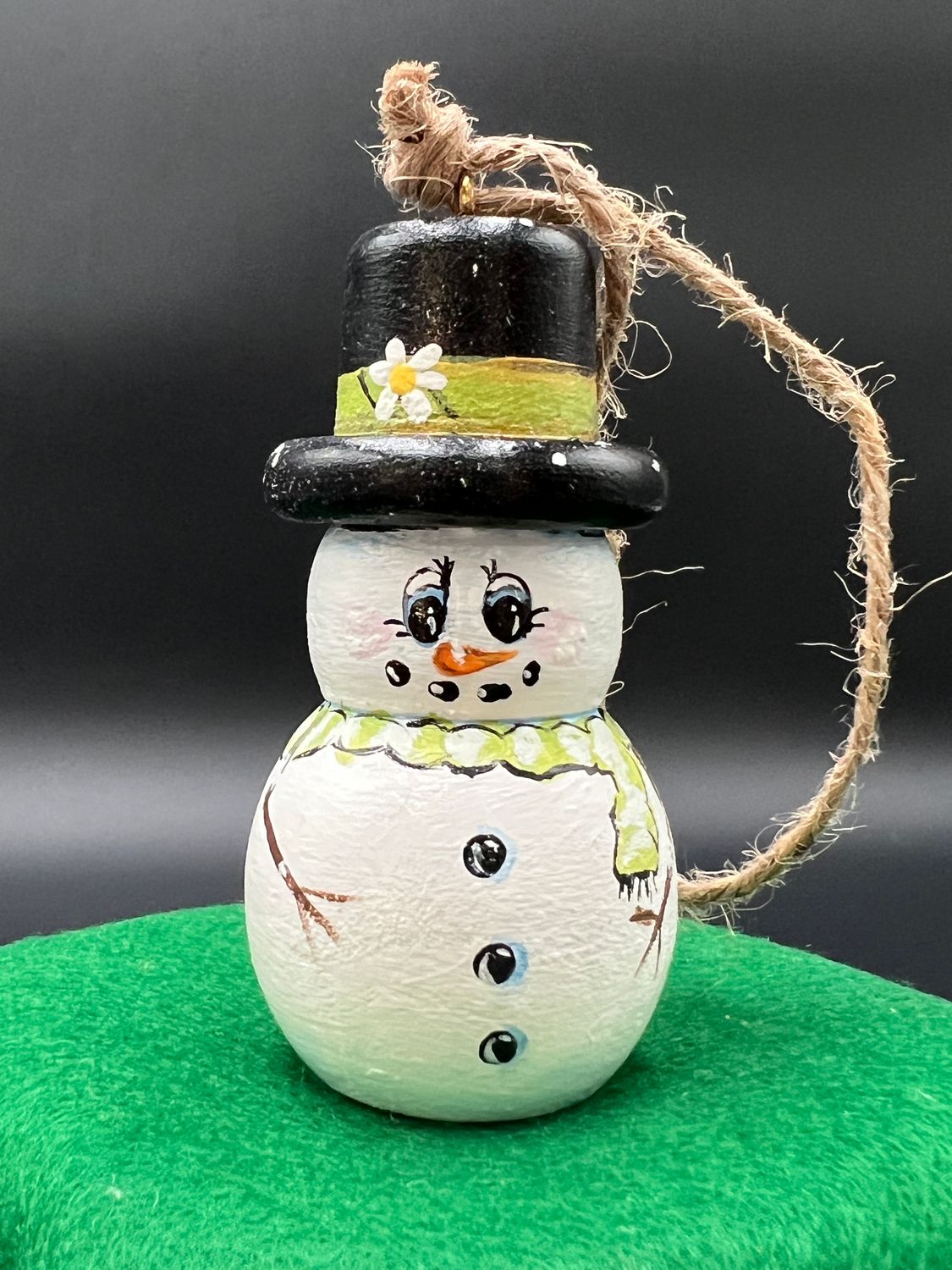 Snow Man Hand-painted Figure (colors vary)