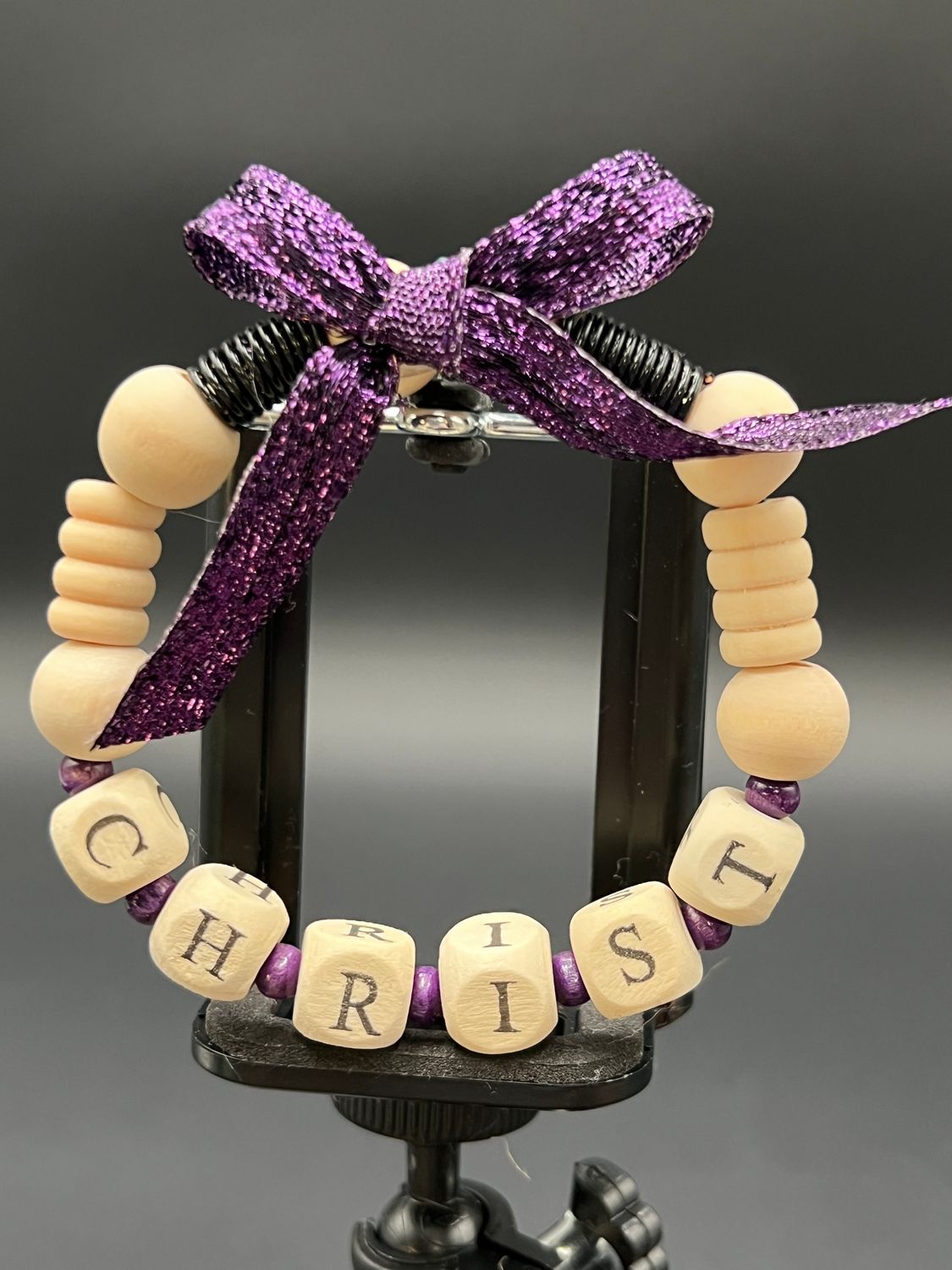 Beaded Wreath Christmas Ornament